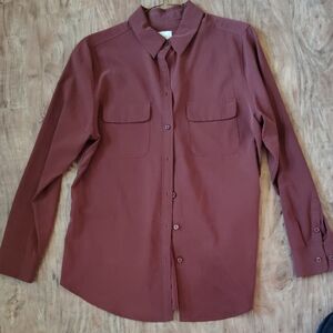 Chico's Deep Red Blouse